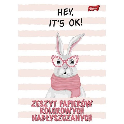Zeszyt papierów kolorowych A5 90g 10k [mm:] 148x210 Unipap