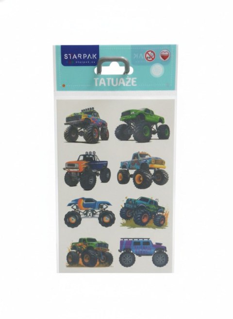 Tatuaż Monster track Stickerboo (583969)