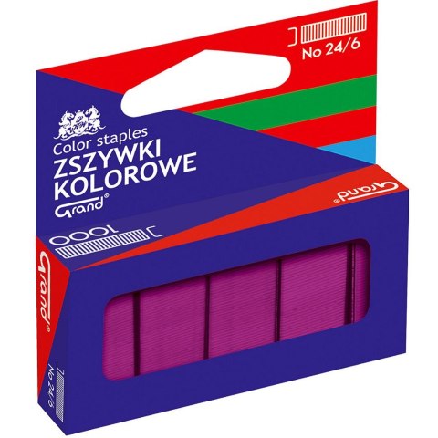 Zszywki 24/6 1000 szt Grand (110-1664)