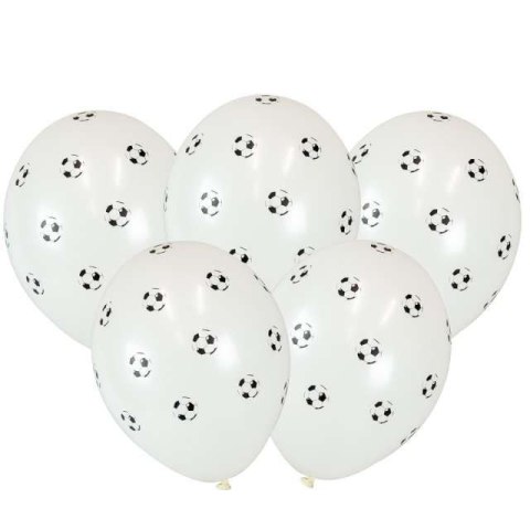 Balon gumowy Gol! 5szt. biały 300mm 12cal Arpex (KB3218)