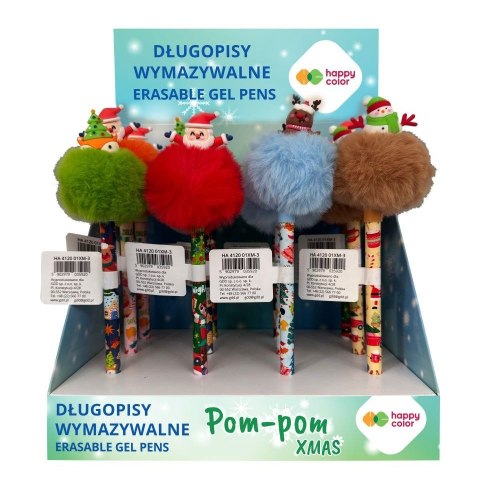 Długopis Xmass Happy Color (HA 4120 01XM-3 KP12)