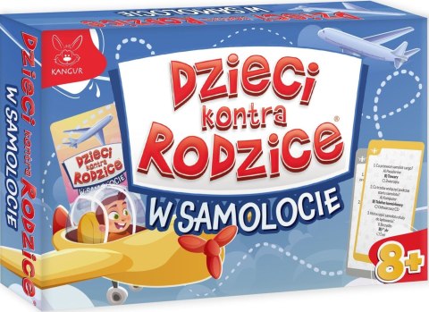 Gra karciana Dzieci kontra rodzice w samolocie Kangur