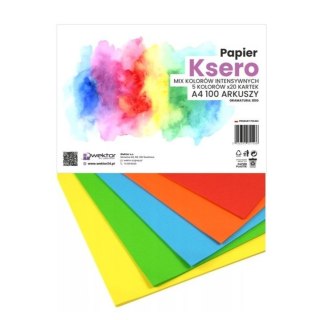 Papier kolorowy A4 mix Wektor (5906395351466)