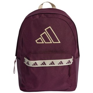 Plecak Classic Tape bordowy Adidas (KE5636)