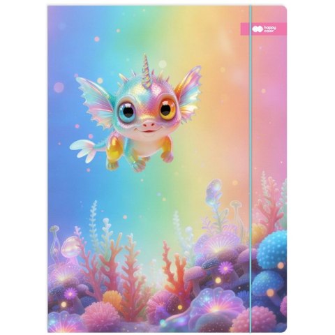 Teczka kartonowa Miaow, łapki, czarna Happy Color (7621 2431-MA3)