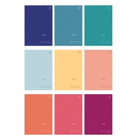Zeszyt A4 One colour 40k. krata Mar Mar (1211633399)