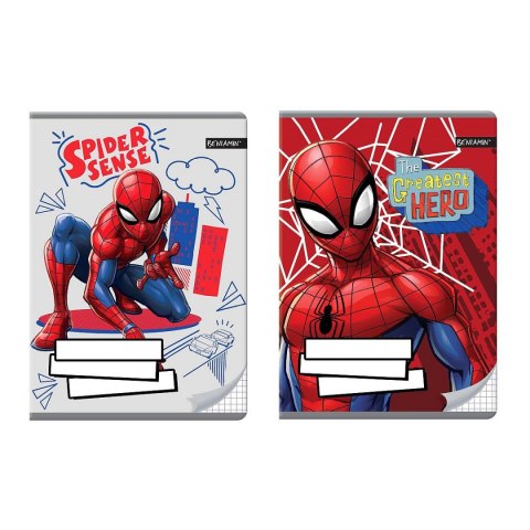 Zeszyt A5 Spider Man 32k. krata Beniamin (6094449)