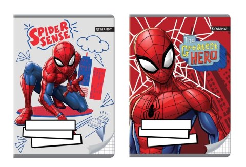 Zeszyt A5 Spider Man 32k. krata Beniamin (6094449)