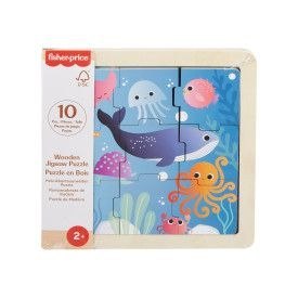 Puzzle drewniane mix 9 el. Fisher Price (HXV15)