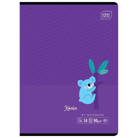 Zeszyt A5 B&B KIDS 16k. 90g krata Interdruk