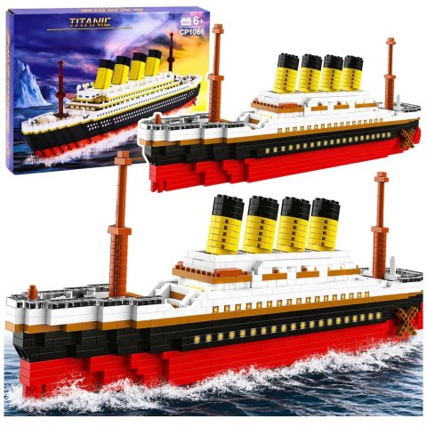 Klocki konstrukcyjne Statek Titanic Duży Model 60 cm 3327 el. Lean (31101)