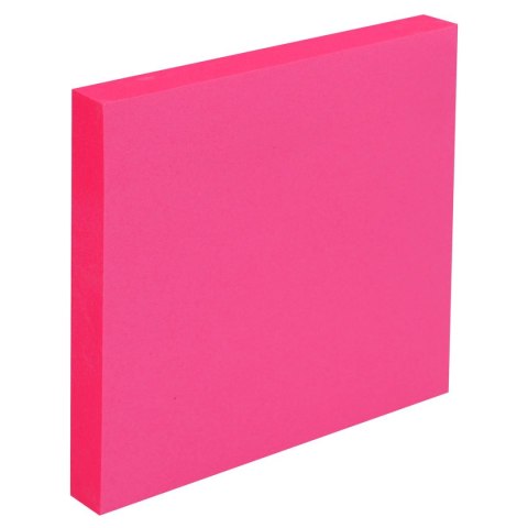 Notes samoprzylepny (karteczki) neon różowy 100k [mm:] 75x75 Memobe (MB100-23-100)
