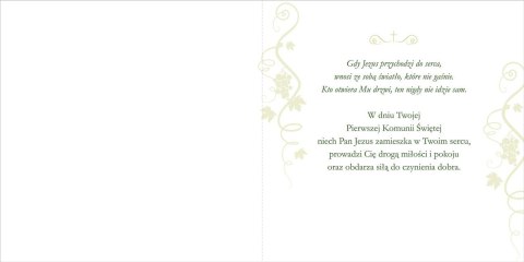 Kartka składana Komunia kw Ab Card (KW LUX)