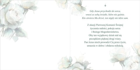 Kartka składana Komunia kw Ab Card (KW LUX)