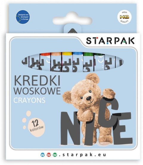 Kredki ołówkowe Bear Starpak (580606)