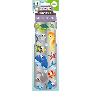 Naklejka (nalepka) WATER BOTTLE Ocean Friends Happy Color (HA 4211 8328-KN01)