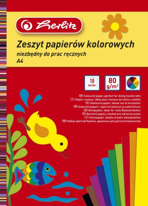 Zeszyt papierów kolorowych A4 Herlitz (400201865)