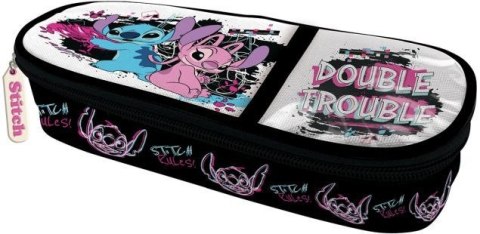 Piórnik Stitch Black z klapką Beniamin (58502)