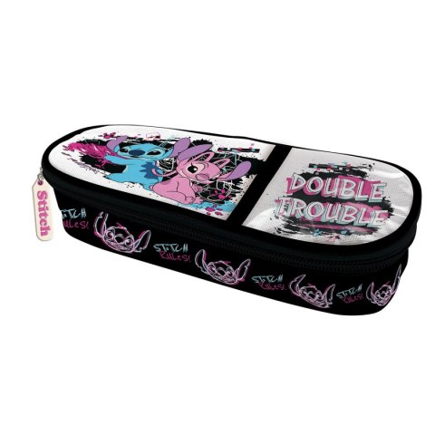 Piórnik Stitch Black z klapką Beniamin (58502)