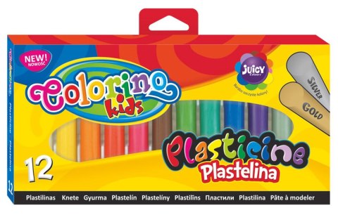 Plastelina 12 kol. mix Colorino Kids (42673)