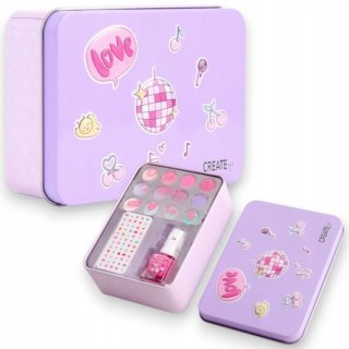 Zestaw piękności Zestaw MAKE UP Kosmetyki Cienie Lakier Puszka Fiolet Create It (884528BV)