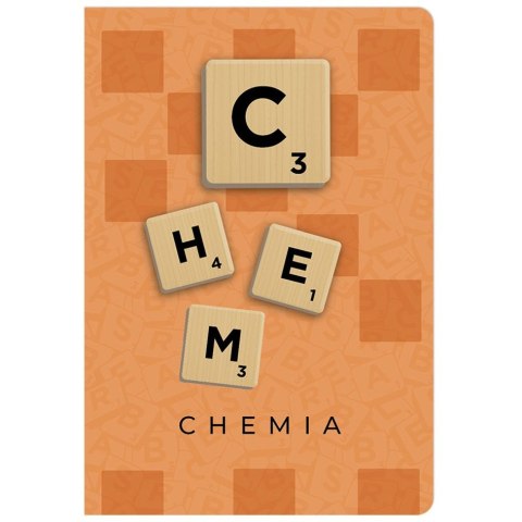 Zeszyt chemia scrabble Beniamin