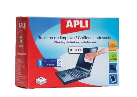 Chusteczki 20 szt Apli (AP11828)