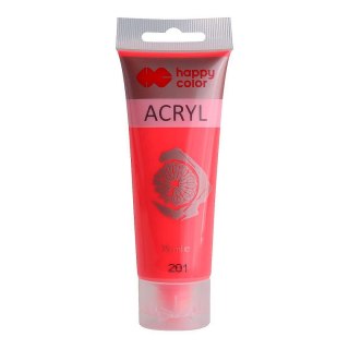 Farba akrylowa fluo kolor: czerwona 75ml Happy Color (HA 7370 0075-201)