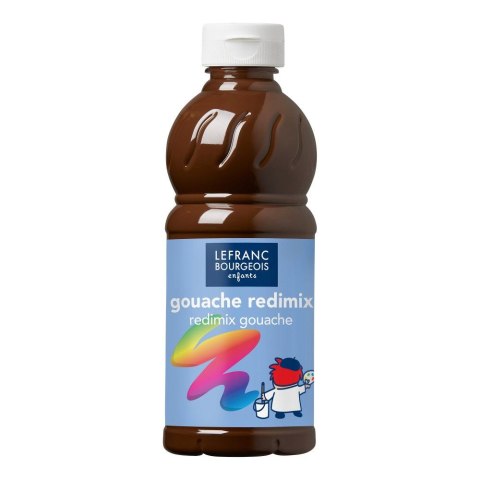 Farba tempera REDIMIX kolor: brązowy 500ml 1 kolor. Lefranc&Bourgeois (188016)