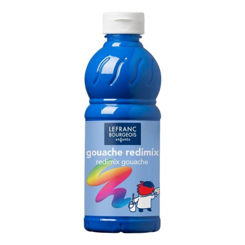 Farba tempera REDIMIX kolor: cyan 500ml 1 kolor. Lefranc&Bourgeois (188010)