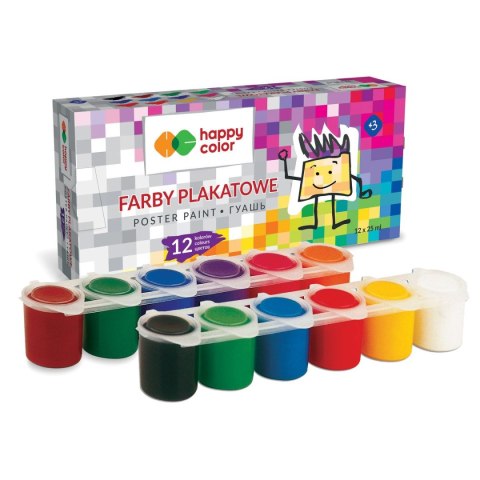 Farba tempera kolor: mix 25ml Happy Color (HA 3310 0025-K12)
