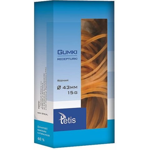 Gumki recepturki 15g śr. 43mm Tetis (GG201-A)