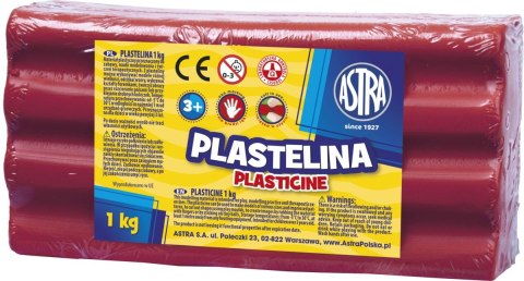 Plastelina 1 kol. rdzawy 1000g Astra