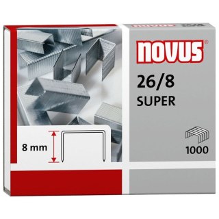 Zszywki 26/8 26/8 1000 szt Novus