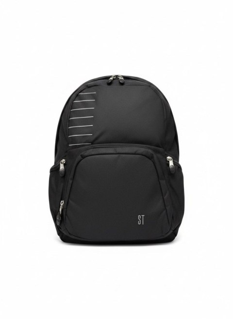 Plecak BLACK MELANGE 2KOMORY St.Right (BP-35)