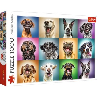 Puzzle zabawne psie portrety 1000 el. Trefl (10462)