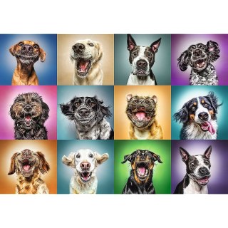Puzzle zabawne psie portrety 1000 el. Trefl (10462)