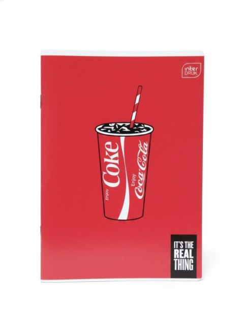 Zeszyt HYBRID COCA COLA A5 32k. 70g linia kolor Interdruk (ZE60KFG)