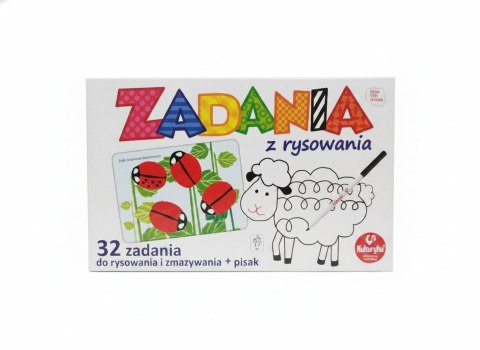 Gra edukacyjna zadania z rysowania Kukuryku
