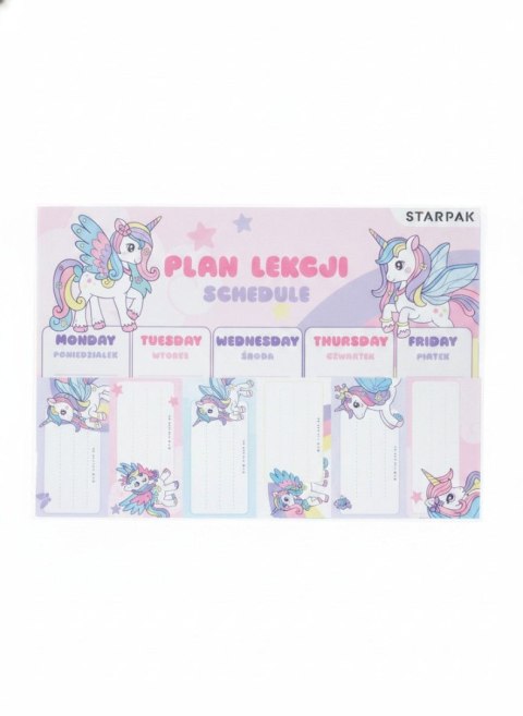 Plan lekcji Unicorn Starpak (553572)