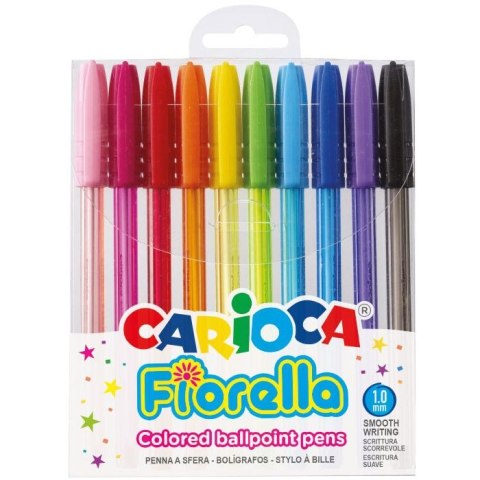 Długopis Fiorello Carioca 10 kolorów (42775)