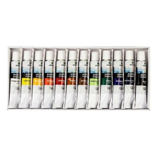 Farby akrylowe Maries 12 kolorów (818B)