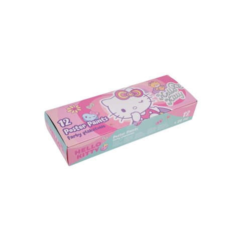 Farby plakatowe Hello Kitty kolor: mix 20ml 12 kolor. Patio (10593PTR)