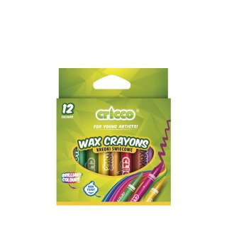Kredki świecowe 12 kolorów 12 kol. Cricco (CR341K112)