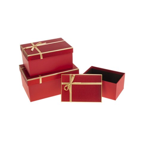 Pudełko na prezent PUG-25201-PR set 3 pcs Rozette (5907354206827)