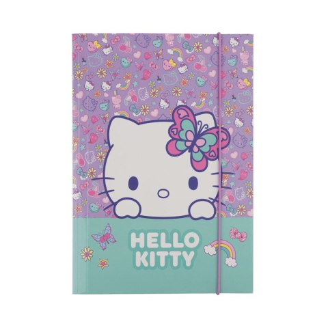 Teczka kartonowa na gumkę Hello Kitty A4 mix Patio (10913PTR)