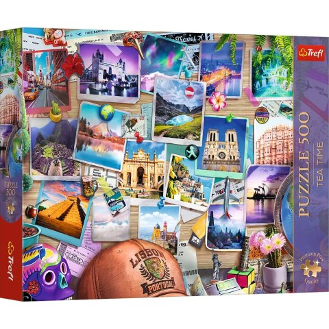 Puzzle Premium Plus Tea Time: Wspomnienia z podróży Trefl (37616)