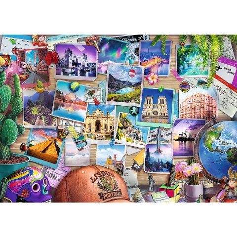 Puzzle Premium Plus Tea Time: Wspomnienia z podróży Trefl (37616)