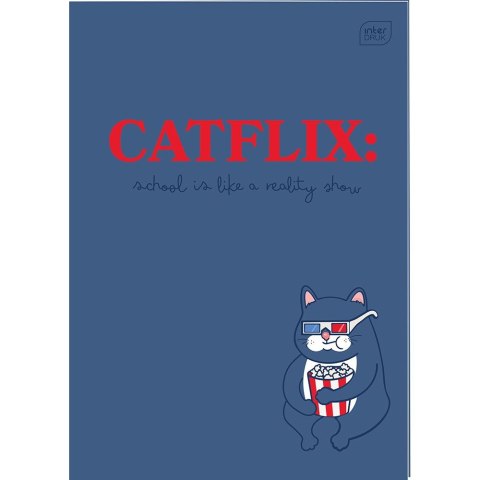 Zeszyt A4 Hybrid Cats 32k. 70g krata Interdruk