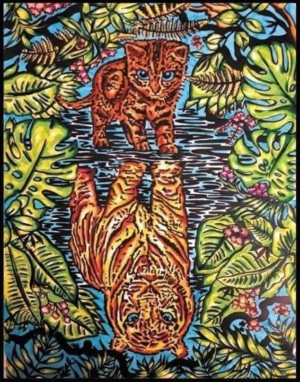 Kolorowanka Kocia natura (CLV154)